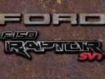 New Ford f-150 Raptor old steel logo