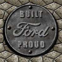 Ford Proud old steel logo