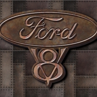 Rusty Ford V-8 3