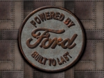 Ford Powered old steel logo 2