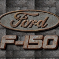 Ford F-150 old steel logo