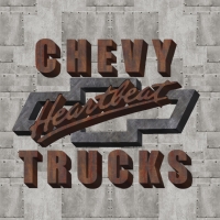 Chevrolet Heartbeat Trucks old steel logo