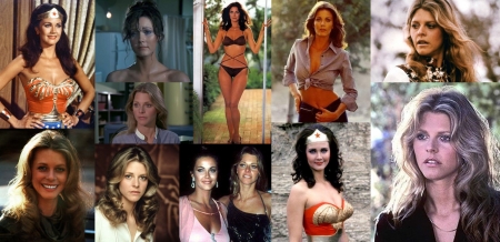 Actresses Lindsay Wagner and Lynda Carter - lindsay wagner, wonder woman, lynda carter, the bionic woman