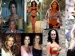 Actresses Lindsay Wagner and Lynda Carter