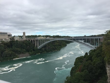 The Niagara - US, river, niagra, Bridge, Canada