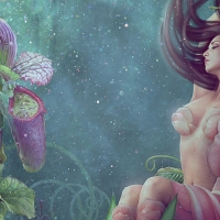 Fantasy flower Woman