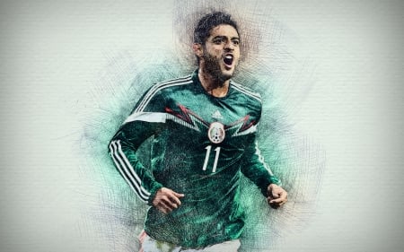 Carlos Vela - mexico, footballer, drawing, carlos vela, mexican, soccer, sport, art, vela, football