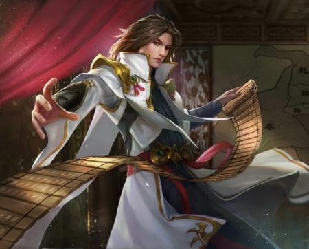 Zhang Liang - fantasy, shuxian zhang, luminos, man