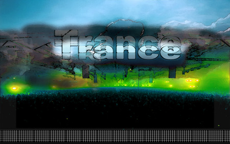 Trance Ilusion - house, music, blue, green, trance, dark, ilusion