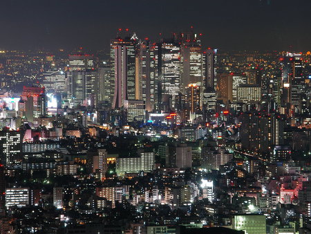 Tokyo at night - city, night, tokyo