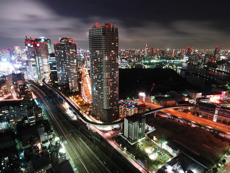 Tokyo at night - city, night, tokyo