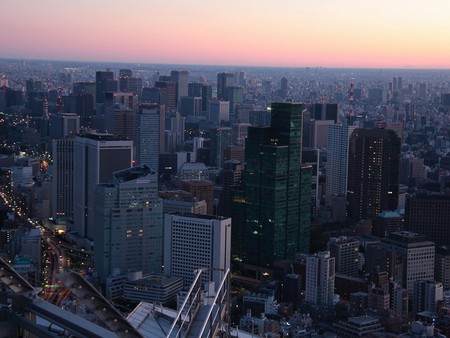 Tokyo evening - evening, city, tokyo