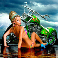 BROOKE WITH CHOPPER