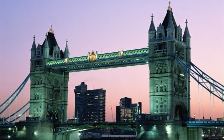 Tower Bridge London - sunset, london, tower bridge, architecture, bridge