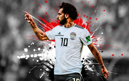 Mohamed Salah - mohamed salah, forward, mohamed, ten, egypt, mo salah, football, egyptian, sport, footballer, soccer, player, salah