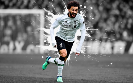 Mohamed Salah - player, mohamed salah, ynwa, liverpool, soccer, football, egyptian, liverpool fc, salah, footballer, lfc, mo salah, forward