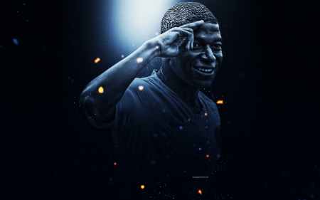 Kylian Mbappé - sport, football, paris saint germain, mbappe, french, soccer, kylian mbappe