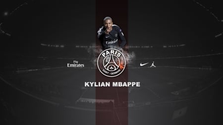 Kylian Mbappé - football, paris saint germain, soccer, nike, kylian mbappe