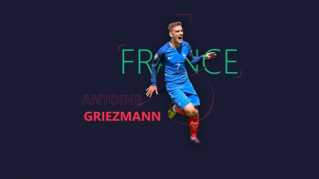 Antoine Griezmann - french, antoine griezmann, france, football, soccer