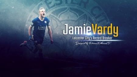 Jamie Vardy - leicester city, jamie vardy, vardy, football, soccer