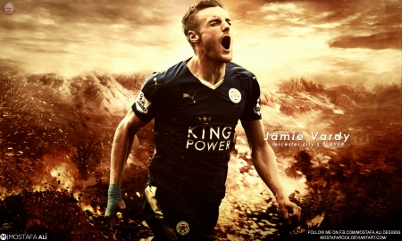 Jamie Vardy - vardy, leicester city, football, jamie vardy, soccer