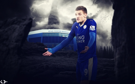 Jamie Vardy - vardy, football, leicester city, jamie vardy, soccer