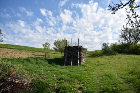 spring day - clouds, sunny, beautiful, spring, grass, field, day, sun, sky