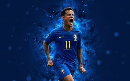 Philippe Coutinho - philippe coutinho, brasil, football, soccer, brazil