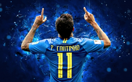 Philippe Coutinho - philippe coutinho, eleven, soccer, football, brazil