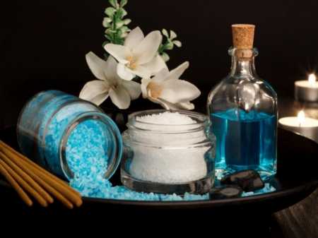 Spa and health care - Massage, Flowers, Spa, Oil, Sea salt