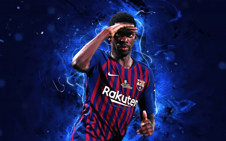 Ousmane Dembélé - ousmane dembele, football, soccer, barca, barcelona