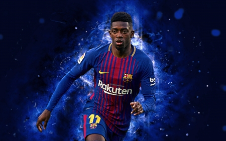 Ousmane Dembélé - ousmane dembele, football, soccer, barca, barcelona