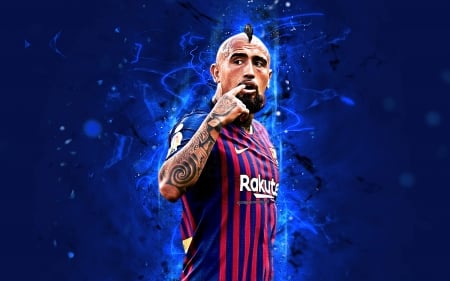 Arturo Vidal - football, soccer, barca, barcelona, arturo vidal