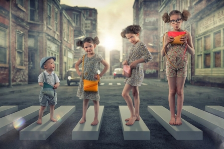 Kids - kid, street, children, john wilhelm, girl, boy, copil