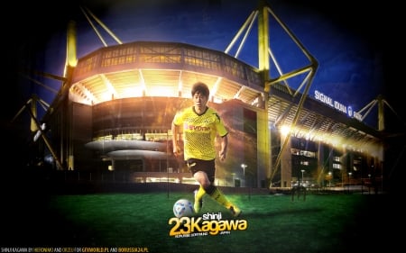 Shinji Kagawa - shinji kagawa, borussia dortmund, football, japanese, soccer