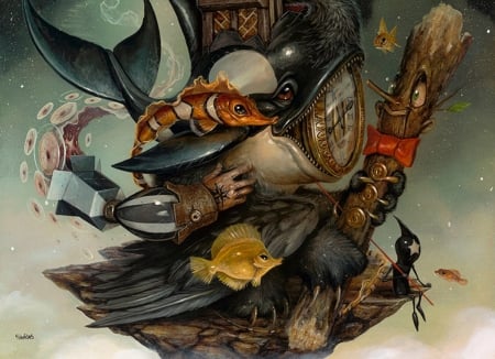 :) - peste, fantasy, fish, luminos, greg simkins, art