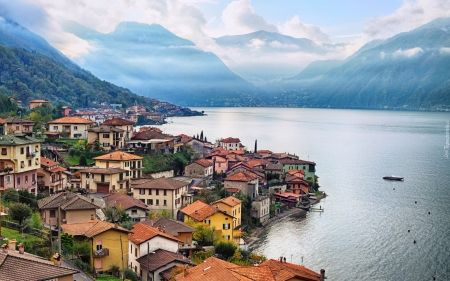 Como, Italy - town, Italy, Como, lake, mountains