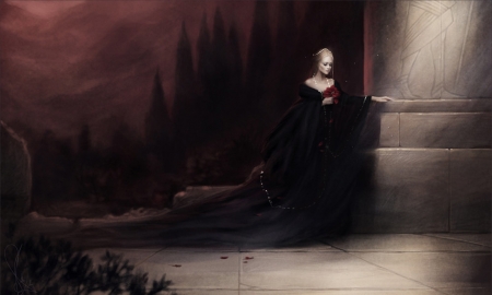 Impera - fantasy, melanie delon, dark, impera, melaniedelon, girl, art