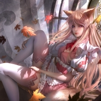 Peach fox