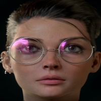 Sweet Woman With Glasses