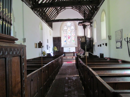 Main Aisle - trottiscliffe, uk, churches, architecture, kent, religious