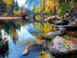 Bridge Across the Merced River, Yosemite NP