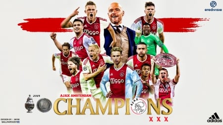 AFC Ajax - holland, afx ajax, champions, football, ajax amsterdam, dutch, ajax, soccer, netherlands