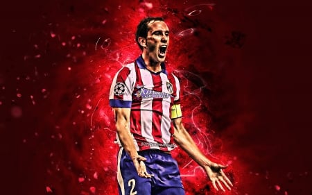 Diego GodÃ­n - uruguayan, atletico, godin, atletico madrid, football, diego godin, soccer