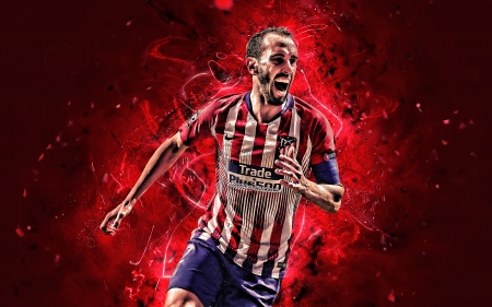 Diego GodÃ­n - uruguayan, atletico, godin, atletico madrid, football, diego godin, soccer