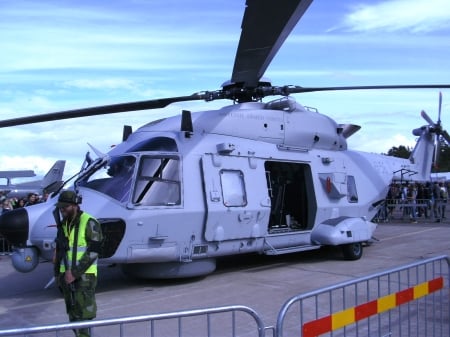 Swedish NH-90 - Air show, Sweden, Gray, Uppsala