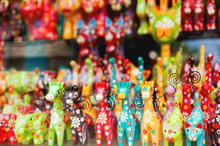 ♥ - skin, colorful, giraffe, figurine, texture