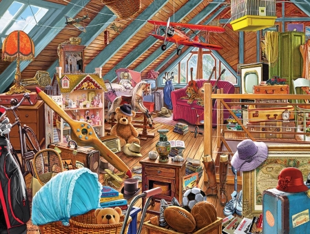 The attic - attic, fantasy, stuff, pod