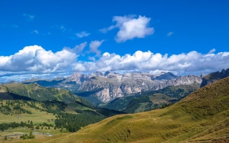 Dolomites, Italy - italy, mountains, landscape, alps