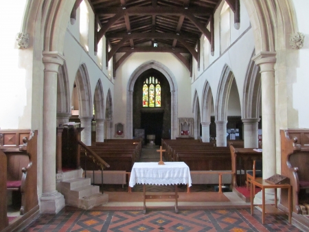 Main Aisle - uk, cobham, churches, worship, kent, religious